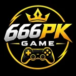 666PK game logo with gold crown and gamepad icon for Pakistani players