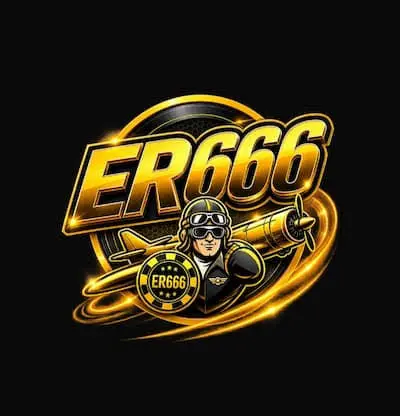 ER666 Game logo and gaming character